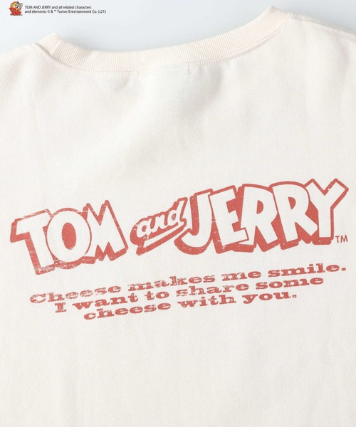 Right-on(ライトオン)の「トムとジェリースウェット(スウェット・レディース・オフホワイト/ダークグレー・M/L/XL)」の13枚目の写真