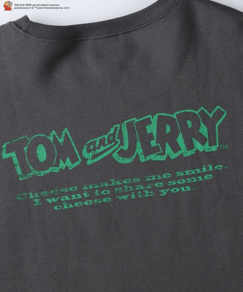 Right-on(ライトオン)の「トムとジェリースウェット(スウェット・レディース・オフホワイト/ダークグレー・M/L/XL)」の17枚目の写真