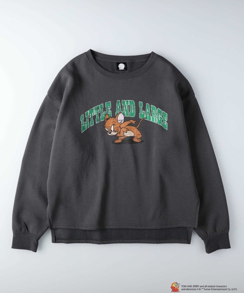 Right-on(ライトオン)の「トムとジェリースウェット(スウェット・レディース・オフホワイト/ダークグレー・M/L/XL)」の14枚目の写真