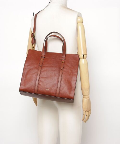 FOSSIL(フォッシル)の「KINGSTON TOTE SHB2413210(トートバッグ・レディース・ブラウン・FREE)」の2枚目の写真