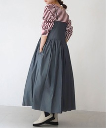 SLOBE IENA（スローブイエナ）の「タフタタックギャザーキャミワンピース【手洗い可能】◆（ワンピース）」
