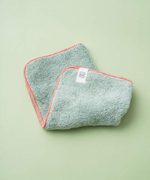 Kastane（カスタネ）の「【kolors like you】BBコラボ パイピングタオルハンカチ（ハンカチ/ハンドタオル・レディース・パープル/グリーン・FREE）」の2枚目の写真