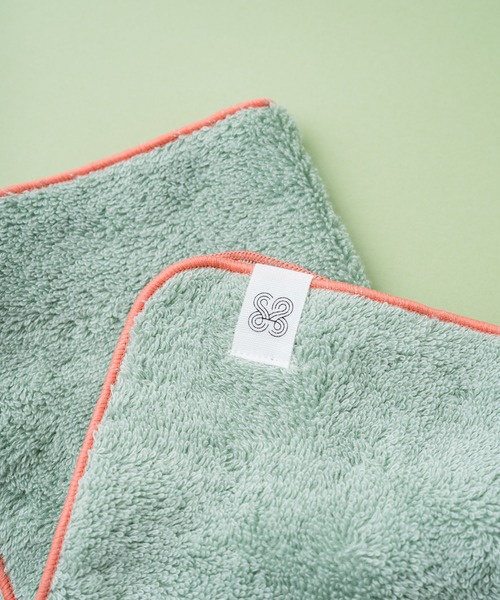 Kastane（カスタネ）の「【kolors like you】BBコラボ パイピングタオルハンカチ（ハンカチ/ハンドタオル・レディース・パープル/グリーン・FREE）」の3枚目の写真