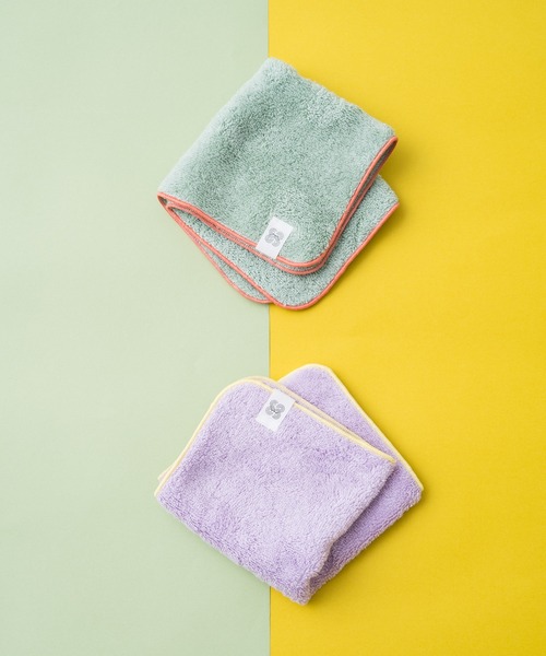 Kastane（カスタネ）の「【kolors like you】BBコラボ パイピングタオルハンカチ（ハンカチ/ハンドタオル・レディース・パープル/グリーン・FREE）」の7枚目の写真