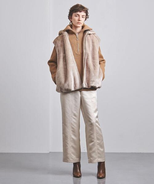 UNITED ARROWS(ユナイテッドアローズ)の「<UNITED ARROWS>TA/P イージーパンツ G(その他パンツ・レディース・ネイビー/オフホワイト・40/38/36)」の1枚目の写真