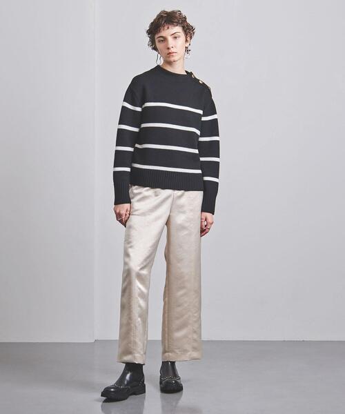 UNITED ARROWS(ユナイテッドアローズ)の「<UNITED ARROWS>TA/P イージーパンツ G(その他パンツ・レディース・ネイビー/オフホワイト・40/38/36)」の12枚目の写真