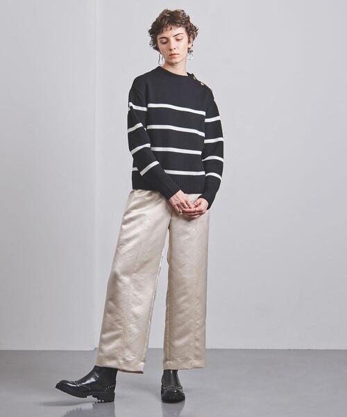 UNITED ARROWS(ユナイテッドアローズ)の「<UNITED ARROWS>TA/P イージーパンツ G(その他パンツ・レディース・ネイビー/オフホワイト・40/38/36)」の11枚目の写真
