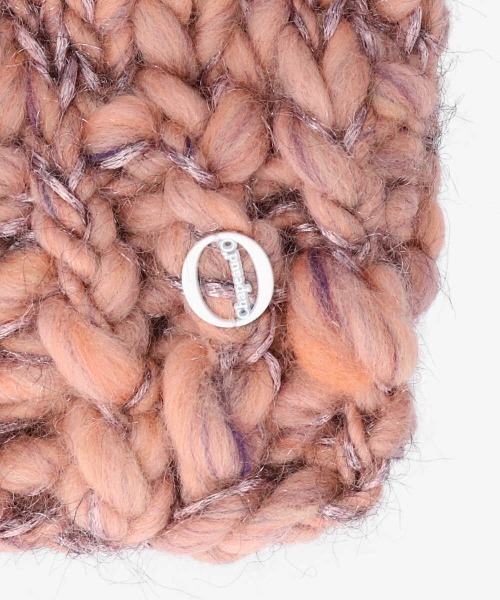 Chapeau d' O（シャポードオー）の「Chapeau d' O JumboSlub Beanie（ニットキャップ/ビーニー・レディース・ピンク/グレー・FREE）」の12枚目の写真