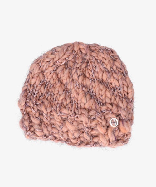 Chapeau d' O（シャポードオー）の「Chapeau d' O JumboSlub Beanie（ニットキャップ/ビーニー・レディース・ピンク/グレー・FREE）」の11枚目の写真