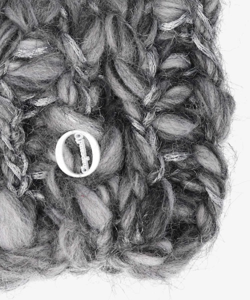 Chapeau d' O（シャポードオー）の「Chapeau d' O JumboSlub Beanie（ニットキャップ/ビーニー・レディース・ピンク/グレー・FREE）」の6枚目の写真