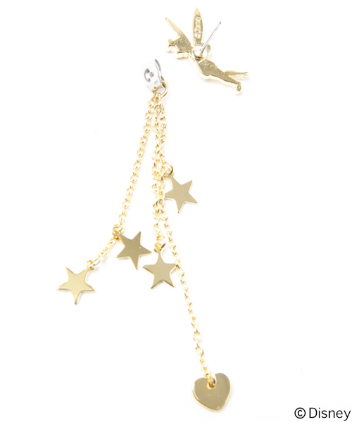 MILKFED.（ミルクフェド）の「TINK EARRING　（Disney/ディズニー/ティンカーベル/ピアス）（ピアス（両耳用）・レディース・ゴールド・ONE SIZE）」の2枚目の写真