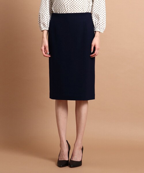 スーツ 日本製 オムニジャージ ミモレタイトスカート