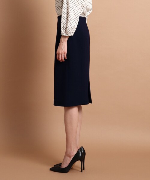 スーツ 日本製 オムニジャージ ミモレタイトスカート