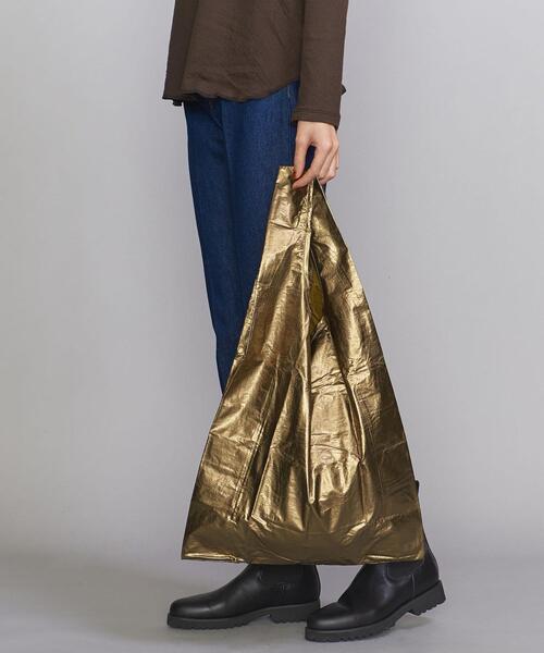 BAGGU（バグー）の「＜BAGGU＞メタリック ポケッタブルバッグ/STANDARD（エコバッグ/サブバッグ・レディース・ブラウン/その他1・FREE）」の2枚目の写真