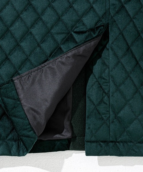C DIEM（カルペディエム）の「C DIEM(カルペディエム)ステンカラーキルティングコンビコート（ステンカラーコート・メンズ・ブラック/グリーン・L/S/M）」の14枚目の写真