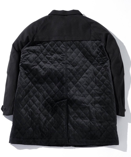 C DIEM（カルペディエム）の「C DIEM(カルペディエム)ステンカラーキルティングコンビコート（ステンカラーコート・メンズ・ブラック/グリーン・L/S/M）」の15枚目の写真