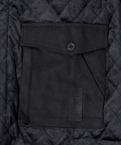 C DIEM（カルペディエム）の「C DIEM(カルペディエム)ステンカラーキルティングコンビコート（ステンカラーコート・メンズ・ブラック/グリーン・L/S/M）」の17枚目の写真