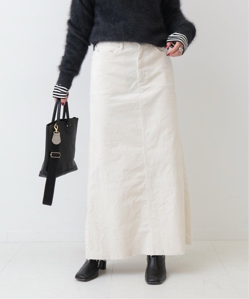 Spick & Span（スピックアンドスパン）の「≪追加≫コーデュロイマキシスカート4◆（スカート・レディース・モカ/ホワイト系その他・40/36/38/34）」の18枚目の写真