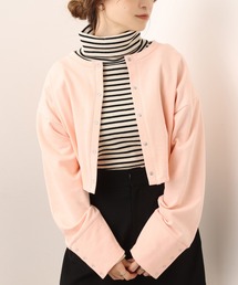 one after another NICE CLAUP | 前後2WAYスナップボタンカットソーカーディガン(カーディガン/ボレロ)