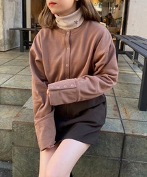 one after another NICE CLAUP | 前後2WAYスナップボタンカットソーカーディガン(カーディガン/ボレロ)