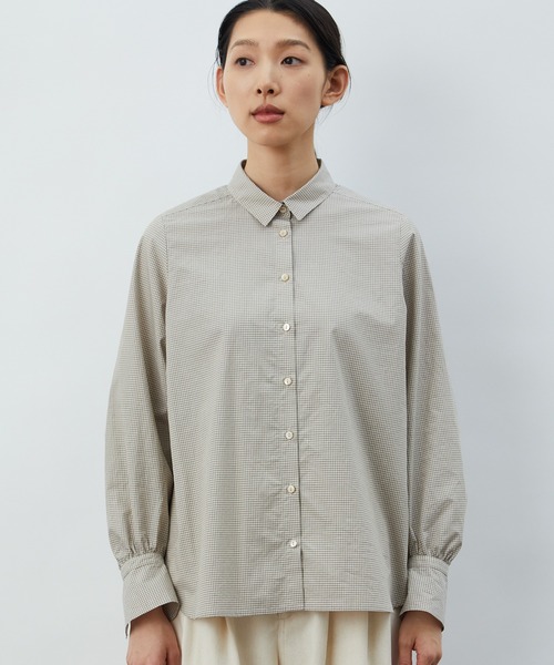 LOISIR（ロワズィール）の「フレアーカフスシャツ（シャツ/ブラウス・レディース・アイボリー/チェック・FREE）」の12枚目の写真