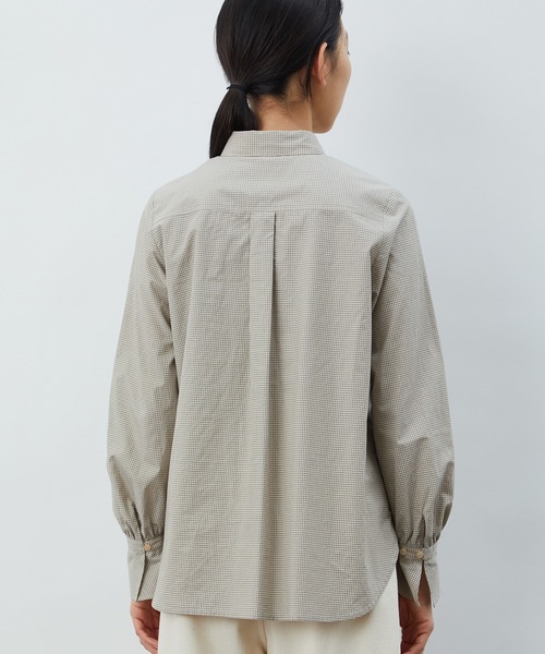 LOISIR（ロワズィール）の「フレアーカフスシャツ（シャツ/ブラウス・レディース・アイボリー/チェック・FREE）」の9枚目の写真