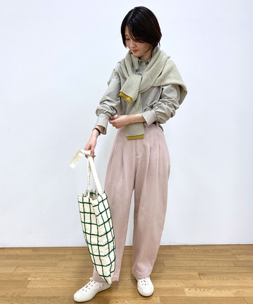 LOISIR（ロワズィール）の「フレアーカフスシャツ（シャツ/ブラウス・レディース・アイボリー/チェック・FREE）」の15枚目の写真