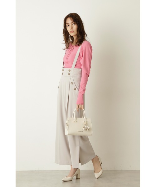 JILL STUART(ジルスチュアート)の「◆トアサスペンダーパンツ(その他パンツ・レディース・グレー/ネイビー・0/2)」の6枚目の写真