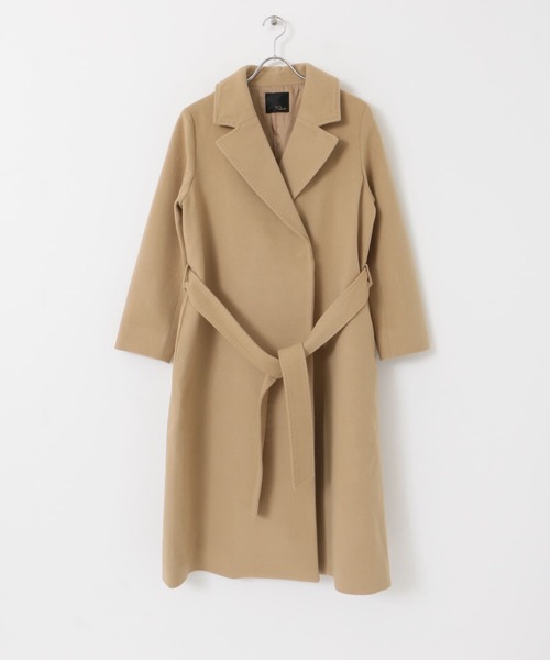 URBAN RESEARCH ROSSO(アーバンリサーチロッソ)の「カシミヤ混コート(その他アウター・レディース・ブラック/ベージュ・38/36)」の9枚目の写真