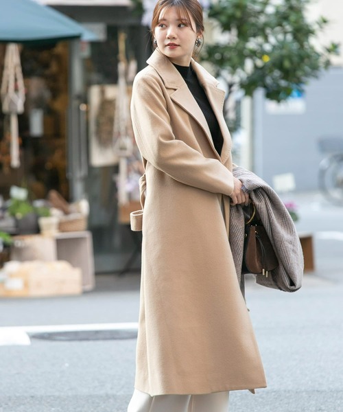 URBAN RESEARCH ROSSO(アーバンリサーチロッソ)の「カシミヤ混コート(その他アウター・レディース・ブラック/ベージュ・38/36)」の17枚目の写真