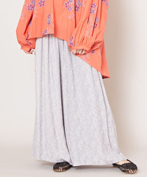 チャイハネ | 【チャイハネ】ボタニカル柄ジャカードワイドパンツ(その他パンツ)