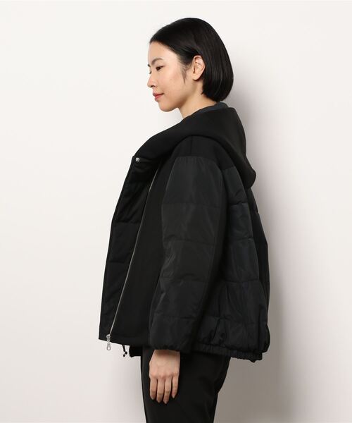 LUGIVA（ルギヴァ）の「ダンボールニットｘキルトダウンジャケット（ダウンジャケット/コート・レディース・ブラック/ブラウン/グレー・M）」の17枚目の写真