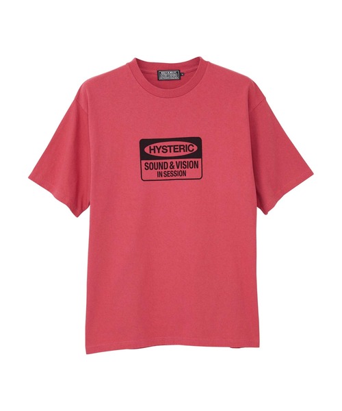 HYSTERIC GLAMOUR（ヒステリックグラマー）の「IN SESSION Tシャツ（Tシャツ/カットソー・メンズ・ホワイト/ブラック/ピンク・SMALL/MEDIUM/LARGE/X-LARGE）」の6枚目の写真