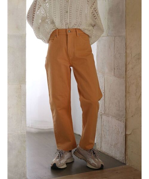 Ungrid（アングリッド）の「ハイウエストルーズカラーデニム（デニムパンツ・レディース・ピンク/オレンジ/グリーン系その他・24inch/25inch/26inch）」の22枚目の写真