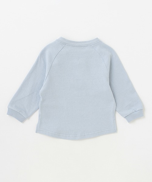 petit main(プティマイン)の「【リンク】ベアロゴ長袖Tシャツ(Tシャツ/カットソー・キッズ・アイボリー/ライトベージュ/ブルー・110cm/80cm/120cm/90cm/130cm/100cm)」の6枚目の写真