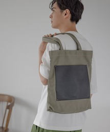 LAKOLE | フロントポケットキャンバストートバッグ / 263716(トートバッグ)