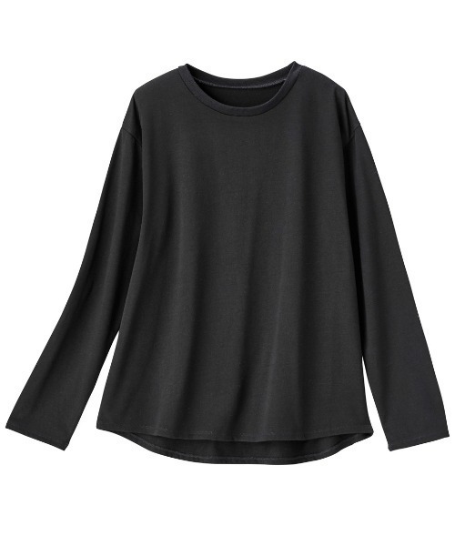 GeeRA（ジーラ）の「綿100％きれいめロンＴ(クルーネック)（Tシャツ/カットソー・レディース・その他/ブラック/オフホワイト/ラベンダー・XX-LARGE/SMALL/LARGE/X-LARGE/MEDIUM）」の11枚目の写真