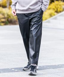 ITEMS URBANRESEARCH | ヴィーガンレザー イージーパンツ(その他パンツ)