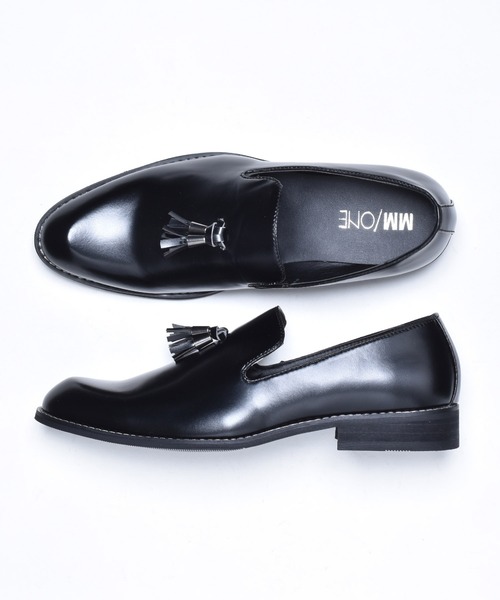 MM/ONE（エムエムワン）の「プレーントゥ タッセルローファー（ローファー・メンズ・ブラック/ダークブラウン・45/42/46/43/41/44/40）」の6枚目の写真
