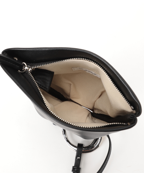 SLOBE IENA（スローブイエナ）の「【LE VERNIS/ル・ベルニ】リングミニレザーショルダーバッグ◆（ショルダーバッグ・レディース・ホワイト/ブラック/キャメル・FREE）」の15枚目の写真
