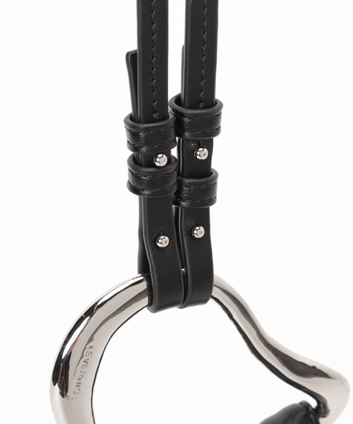 SLOBE IENA（スローブイエナ）の「【LE VERNIS/ル・ベルニ】リングミニレザーショルダーバッグ◆（ショルダーバッグ・レディース・ホワイト/ブラック/キャメル・FREE）」の14枚目の写真