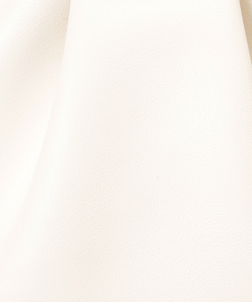 SLOBE IENA（スローブイエナ）の「【LE VERNIS/ル・ベルニ】リングミニレザーショルダーバッグ◆（ショルダーバッグ・レディース・ホワイト/ブラック/キャメル・FREE）」の7枚目の写真