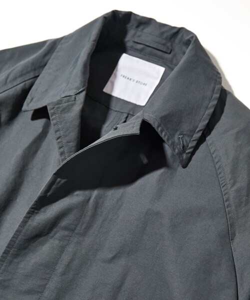 FREAK'S STORE（フリークスストア）の「FREAK'S STORE/フリークスストア ステンカラーコート（ステンカラーコート・メンズ・チャコールグレー/ベージュ/グレイッシュベージュ・MEDIUM/LARGE）」の16枚目の写真