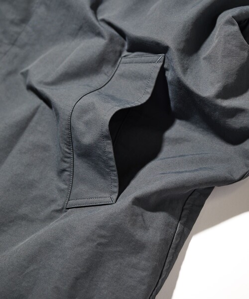 FREAK'S STORE（フリークスストア）の「FREAK'S STORE/フリークスストア ステンカラーコート（ステンカラーコート・メンズ・チャコールグレー/ベージュ/グレイッシュベージュ・MEDIUM/LARGE）」の19枚目の写真