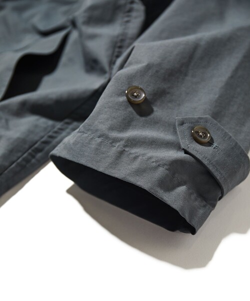 FREAK'S STORE（フリークスストア）の「FREAK'S STORE/フリークスストア ステンカラーコート（ステンカラーコート・メンズ・チャコールグレー/ベージュ/グレイッシュベージュ・MEDIUM/LARGE）」の20枚目の写真