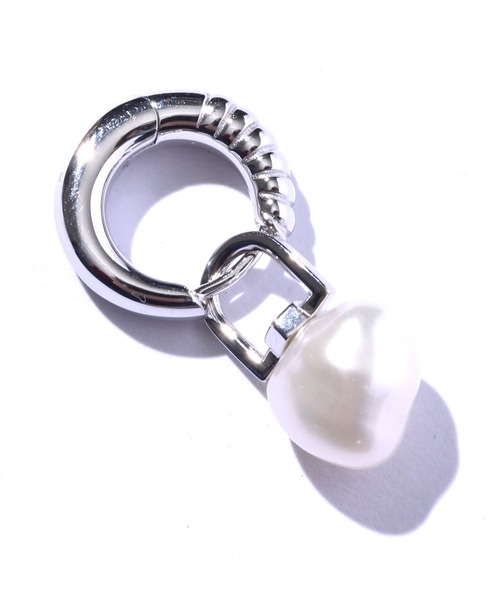 MARIA BLACK（マリアブラック）の「MARIA BLACK/マリアブラック SAMBA HUGGIE SILVER HP バロックパール 片耳用（ピアス（両耳用）・レディース・シルバー・ONE SIZE）」の14枚目の写真