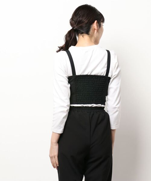 Jamie エーエヌケー（ジェイミーエーエヌケー）の「ハートビスチェ（シャツ/ブラウス・レディース・ブラック/ブルー・M）」の4枚目の写真