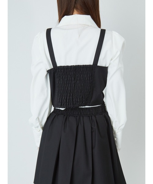 Jamie エーエヌケー（ジェイミーエーエヌケー）の「ハートビスチェ（シャツ/ブラウス・レディース・ブラック/ブルー・M）」の8枚目の写真