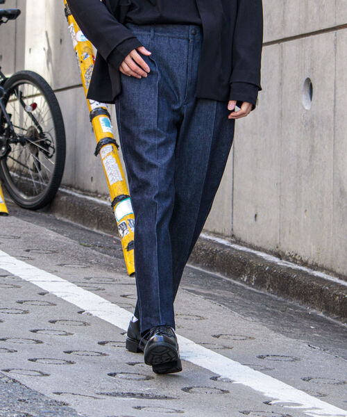 GLOSTER（グロスター）の「【GLOSTER/グロスター】ワンタックトラウザーズ（その他パンツ・メンズ・ベージュ/オリーブ/インディゴブルー・MEDIUM/LARGE）」の21枚目の写真