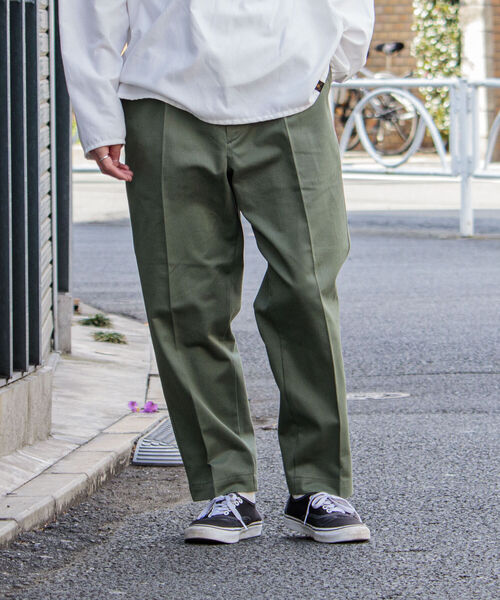 GLOSTER（グロスター）の「【GLOSTER/グロスター】ワンタックトラウザーズ（その他パンツ・メンズ・ベージュ/オリーブ/インディゴブルー・MEDIUM/LARGE）」の15枚目の写真